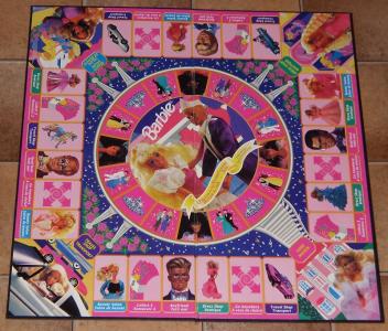 the barbie game board game