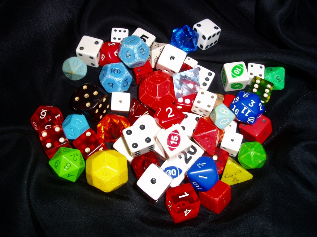 Games with dice. Games with dice